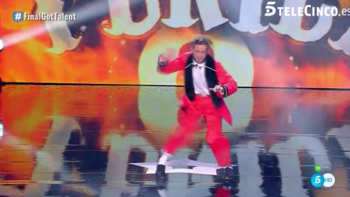 Actuación en la final de 'got Talent' de Antonio el Tekila