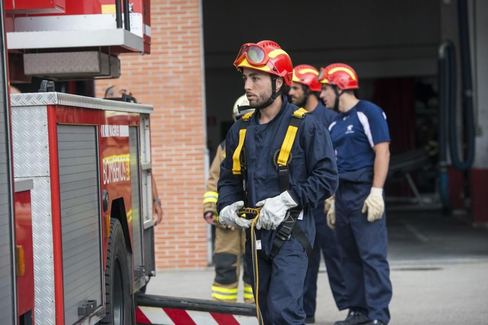 Nuevos bomberos de Oviedo