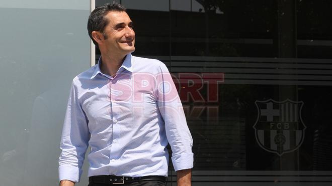 Las primeras imágenes de Ernesto Valverde como entrenador del FC Barcelona