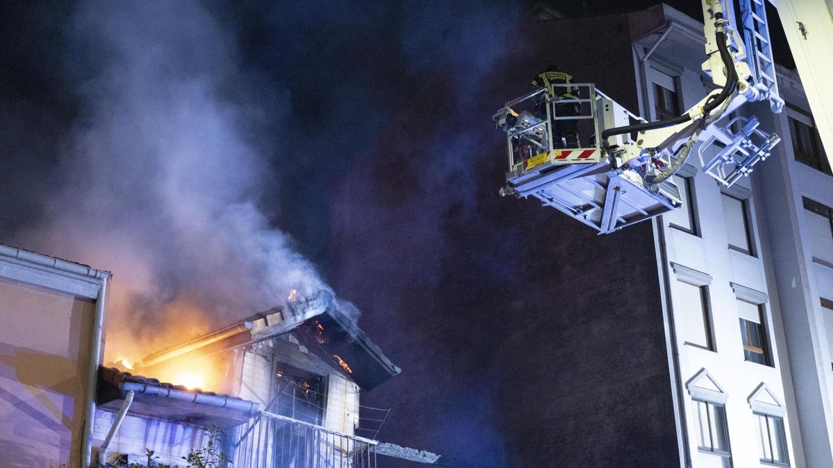 Las imágenes derrumbe de un edificio en Santander