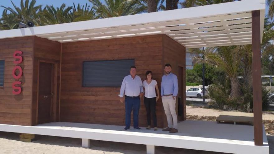 Orihuela invierte 172.000 euros en ocho nuevas casetas de socorrismo de playas