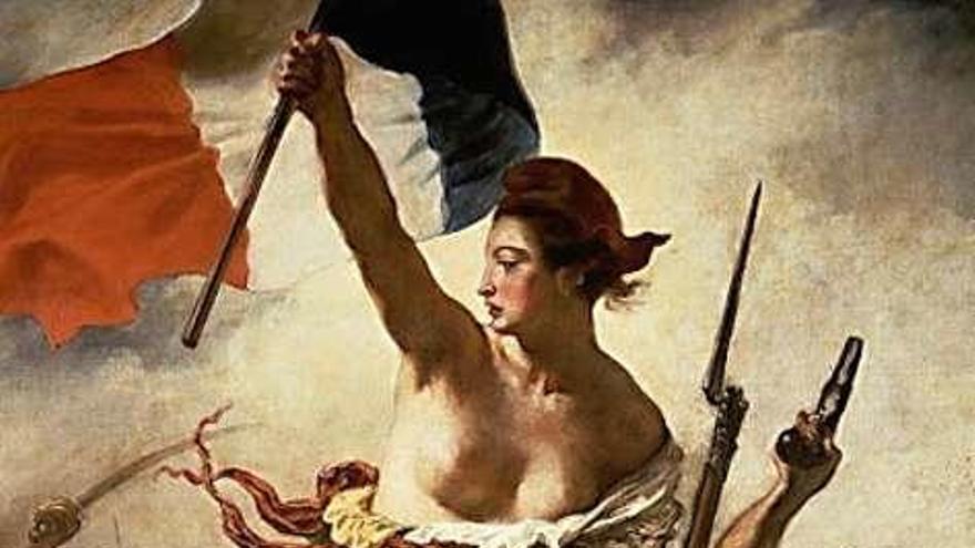 La Libertad guiando al pueblo, de Delacroix.