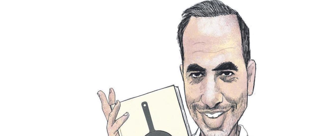 Caricatura de Yottan Otlenghi