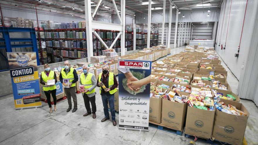 Spar entrega 35.000 kilos de productos para familias pobres