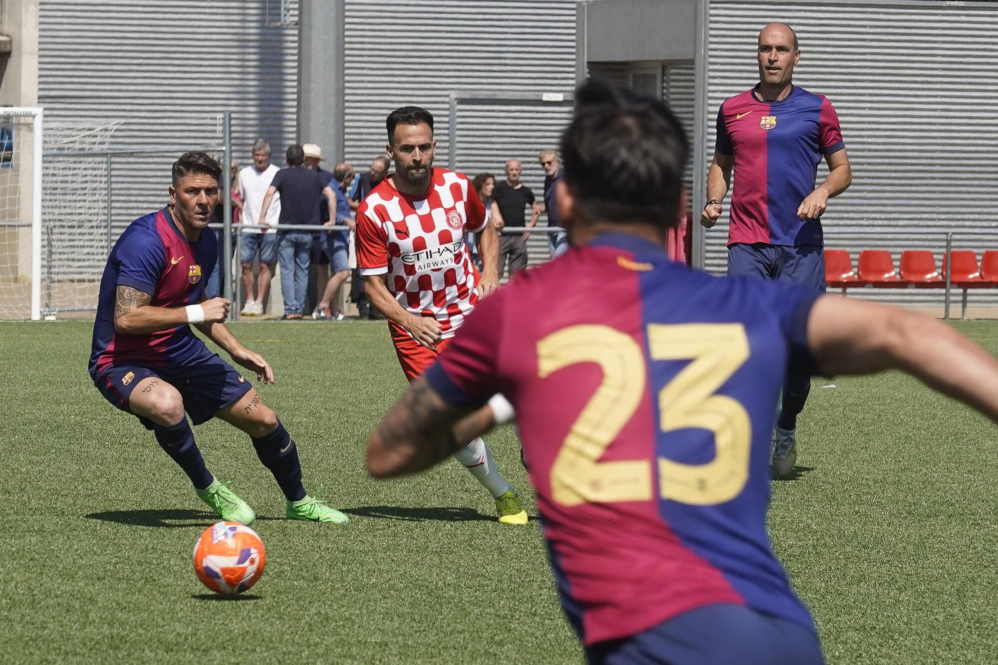 GIRONA. Torres de Palau Girona FC Legends-Agrupació Jugadors FCB, en homenatge a Pepe Pinto