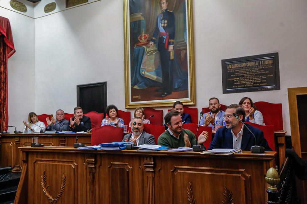 Último pleno del Ayuntamiento de Elche