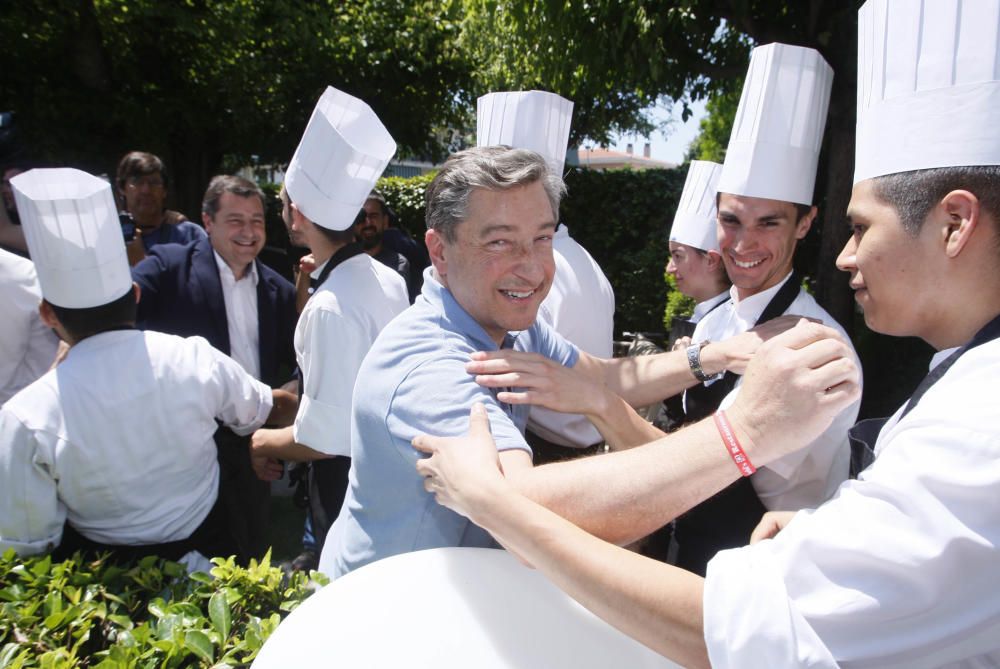 Els germans Roca celebren al Celler el reconeixement com a segon millor restaurant del món