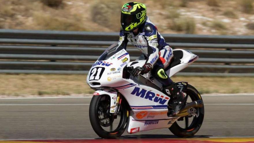 Borja Sánchez, durante su participación en Motorland.