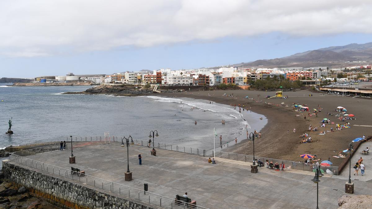 Imagen de archivo de la playa de Melenara