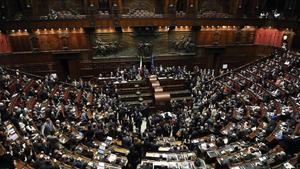 Vista del Parlamento italiano, en una imagen de archivo.