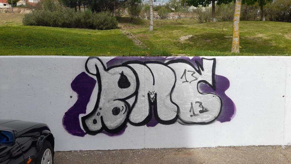 Graffiti realizado en Zamora