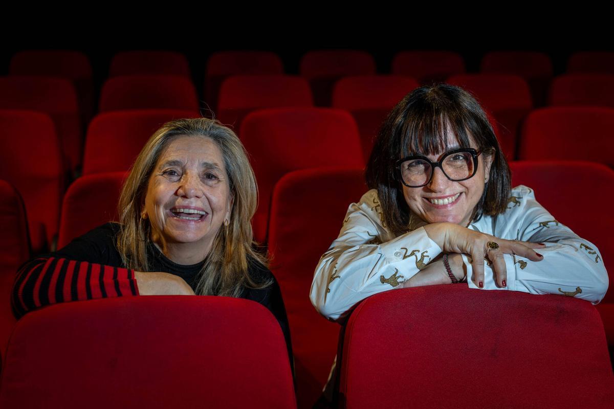 Isona Passola y Judith Colell, expresidenta y presidenta actual de la Acadèmia del Cinema Català.