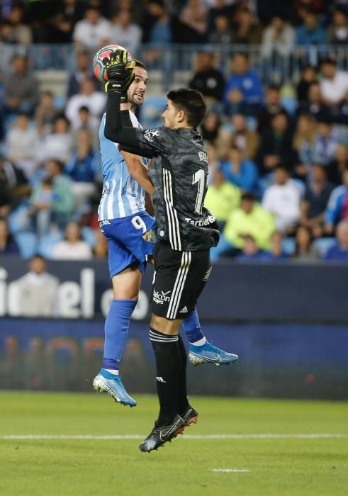 El partido entre el Málaga y el Oviedo, en imágenes