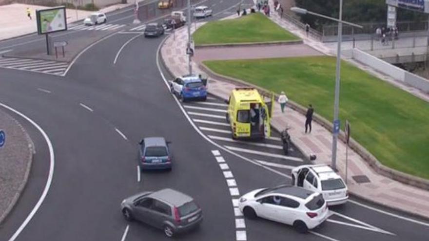 Accidente en Escaleritas