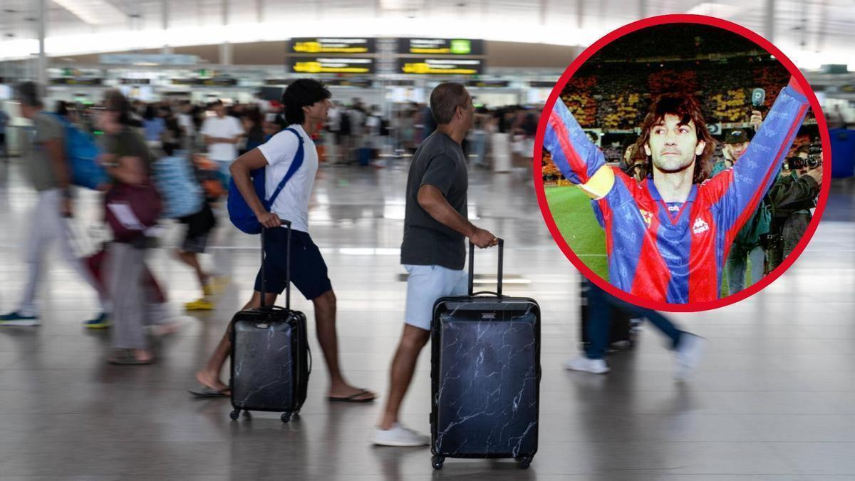 José Mari Bakero, excapitán del Barça, recuerda el caótico incidente que paralizó un aeropuerto de Polonia por el ordenador de su hijo: 'Un montón de policías, con bomberos, todo acotado'
