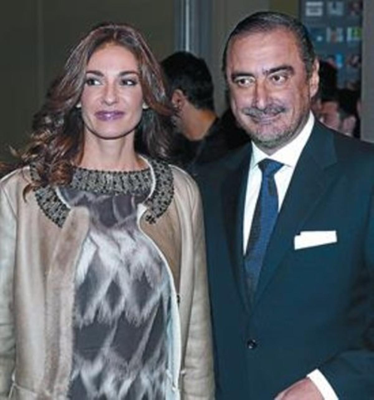 Mariló Montero i Carlos Herrera, a Barcelona, el 2010 durant l’entrega dels Premis Ondas.