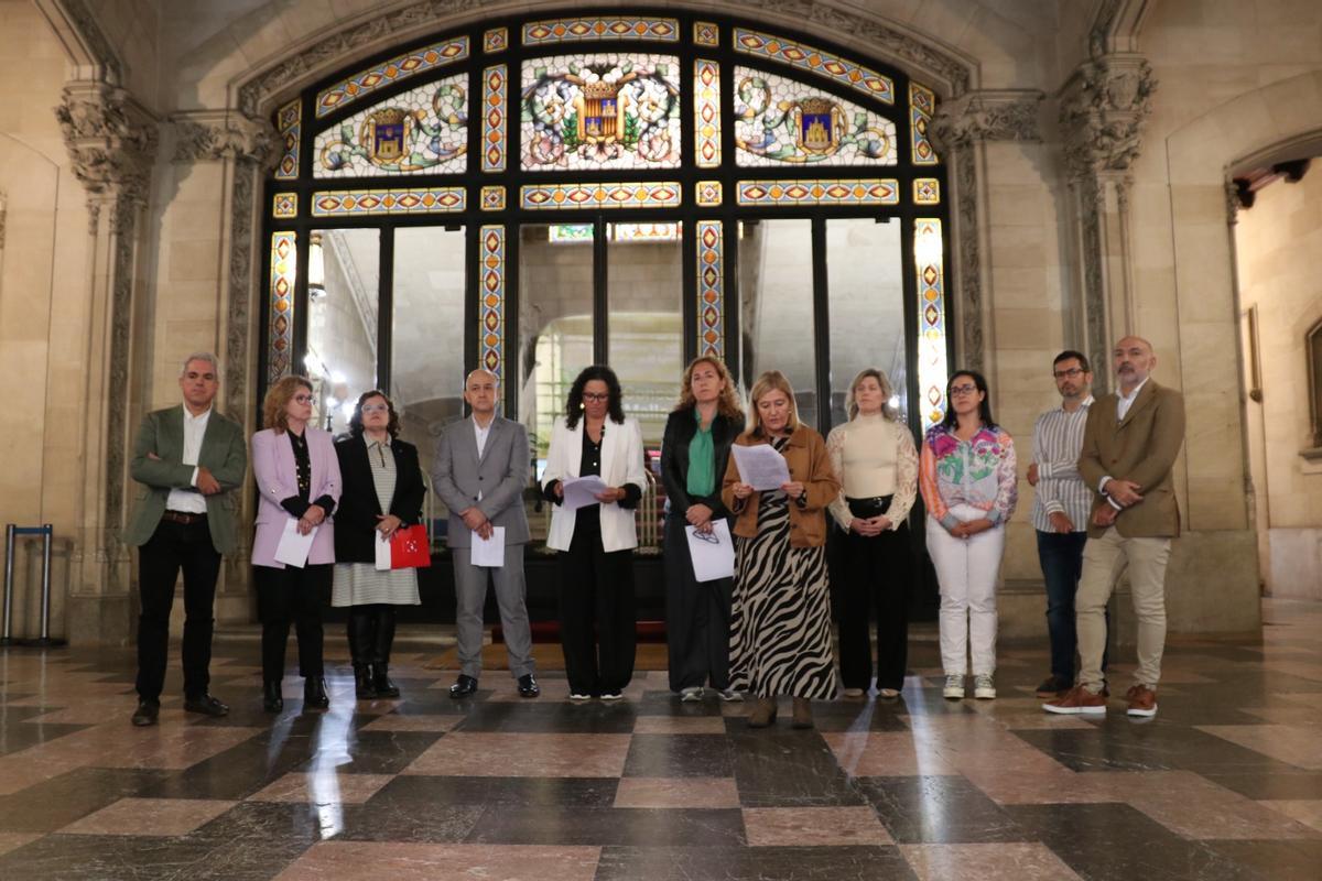 imagen del acto por el 25N.