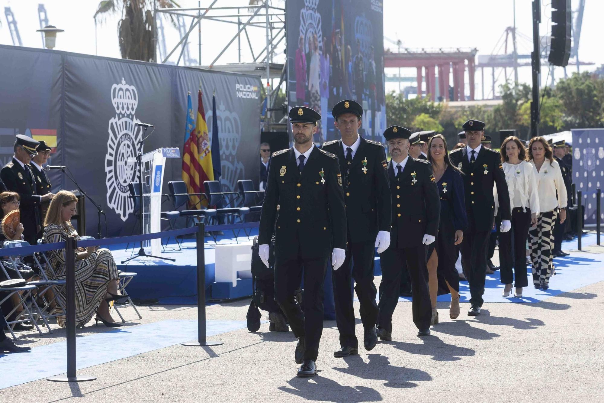 Actos de la festividad de la Policía Nacional