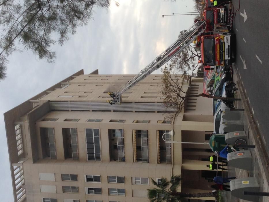 Incendio en una vivienda en la calle Pacífico