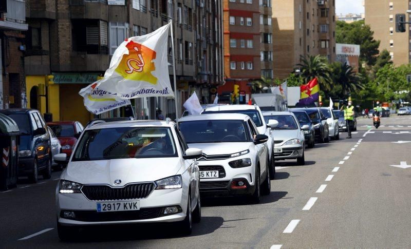 La caravana de Intersindical recorre Zaragoza el 1 de mayo