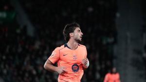 Ferran Torres, durante el Elche - FC Barcelona