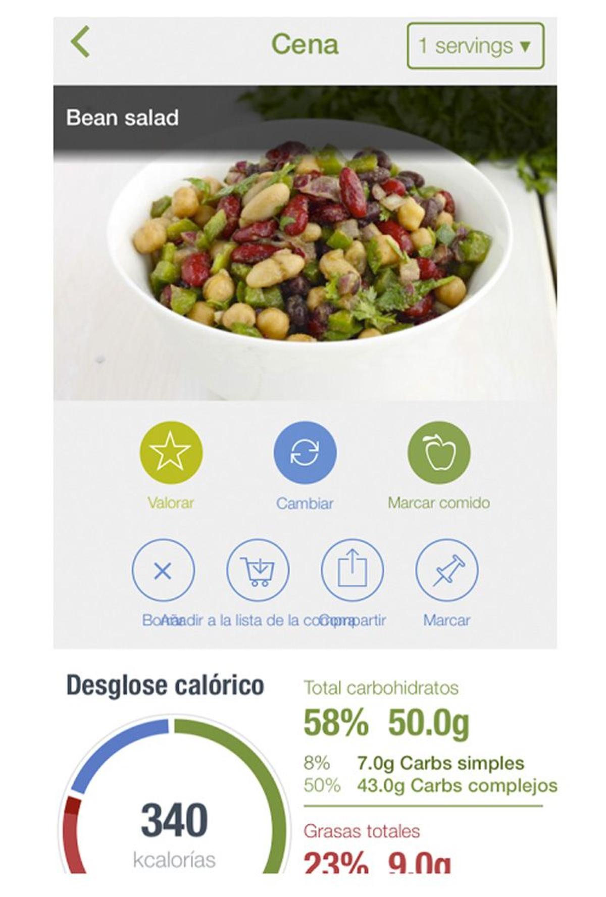 Apps (gratis) para contar calorías: Nutrino, planifica tu menú