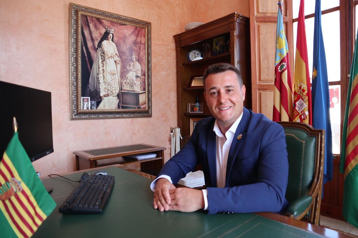 El alcalde de les Alqueries, Antonio Gil.