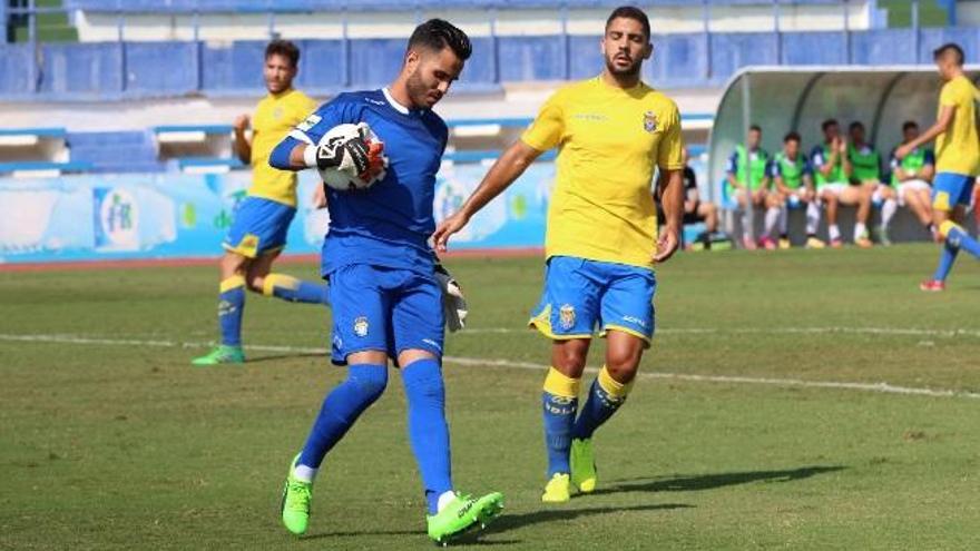 Ale Guanche, portero de Las Palmas Atlético.