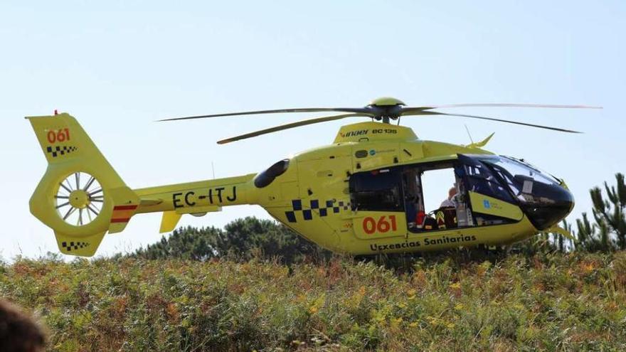 La CIG denuncia que el helicóptero del 061 no acudió al rally de Carral por los recortes