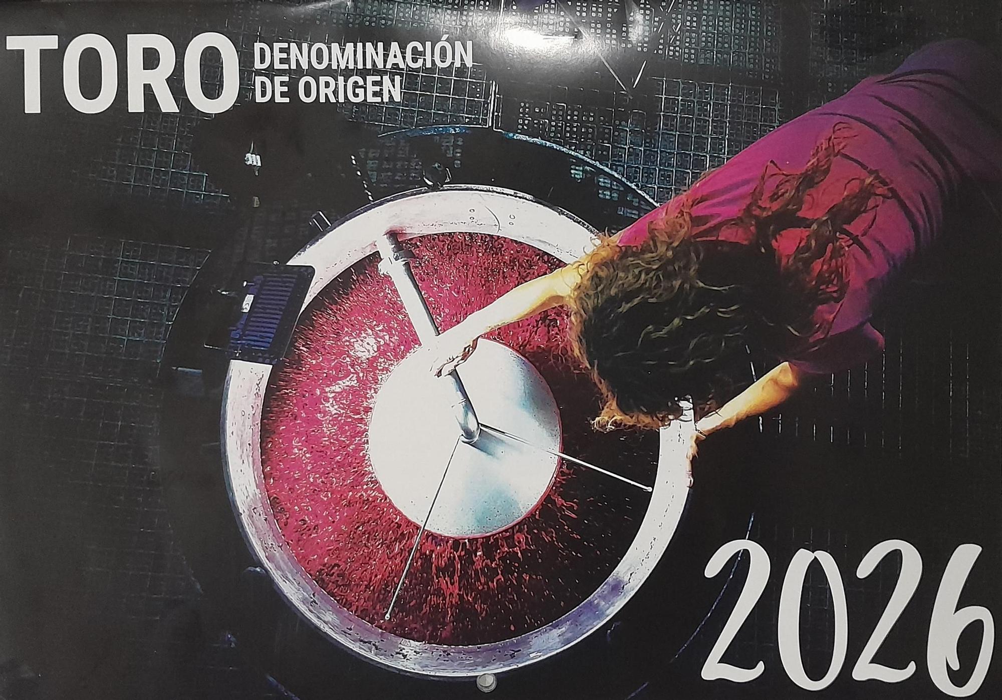 Portada del calendario de 2026 editado por la Denominación de Origen del vino de Toro.