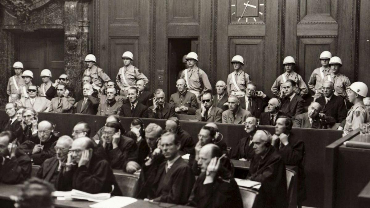 La Sala 600 del Tribunal de Nuremberg.