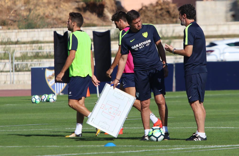 La plantilla blanquiazul vuelve al trabajo para preparar su próximo encuentro, ante el CD Leganés