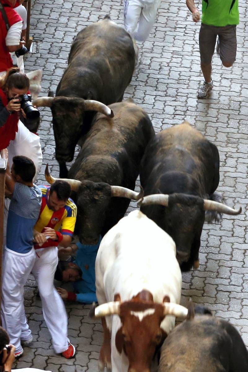 Último encierro de las Fiestas de San Fermín 2015