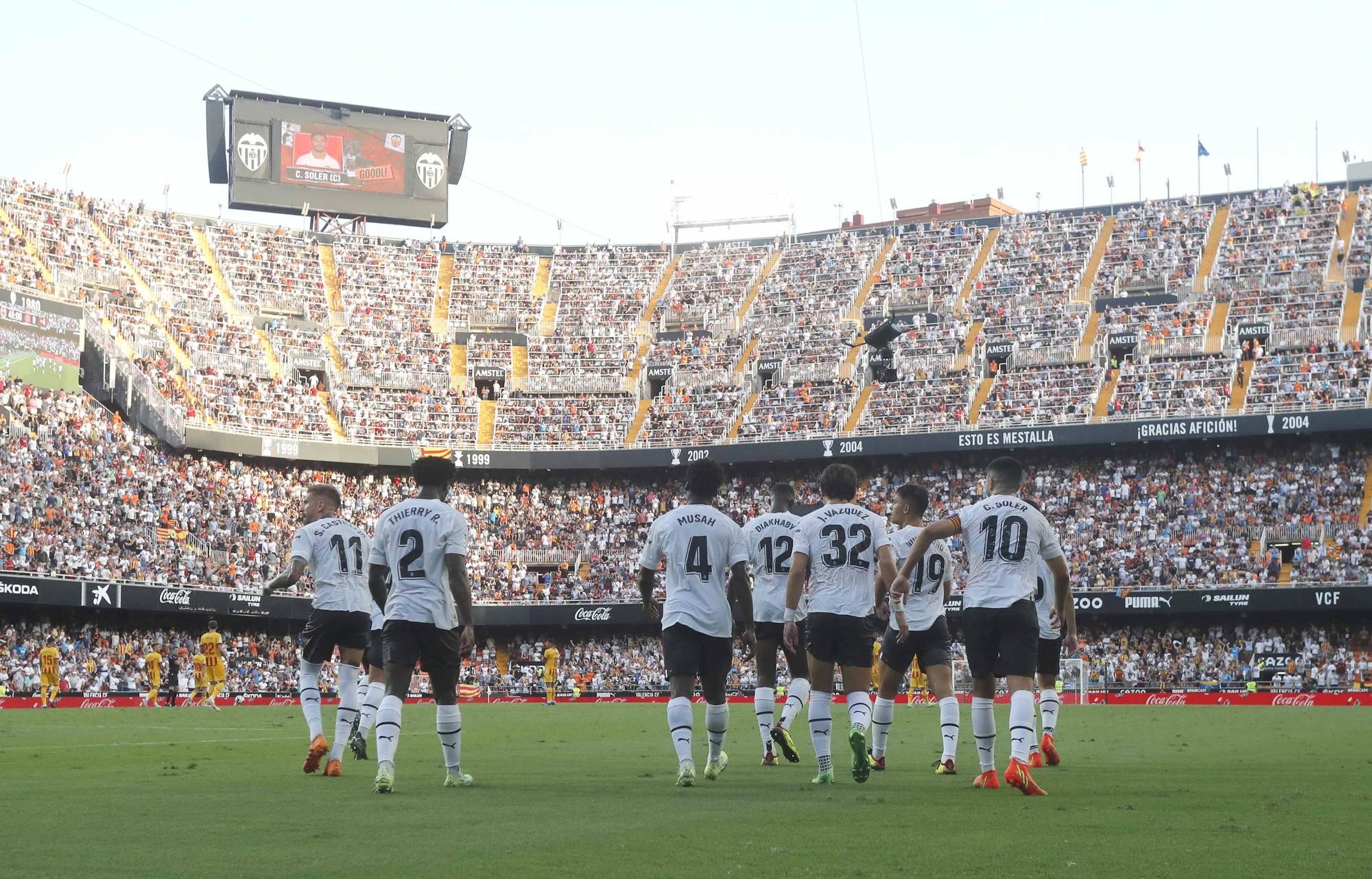 Así ha sido la primera victoria del Valencia CF en la Liga