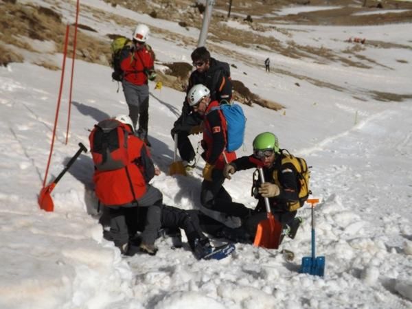 Simulacre de rescat a Vallter