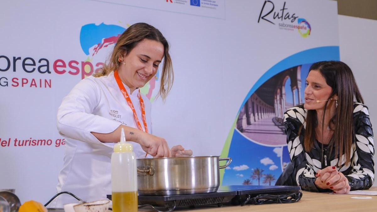 La ganadora del concurso gastronómico cullerense en Madrid Fusión