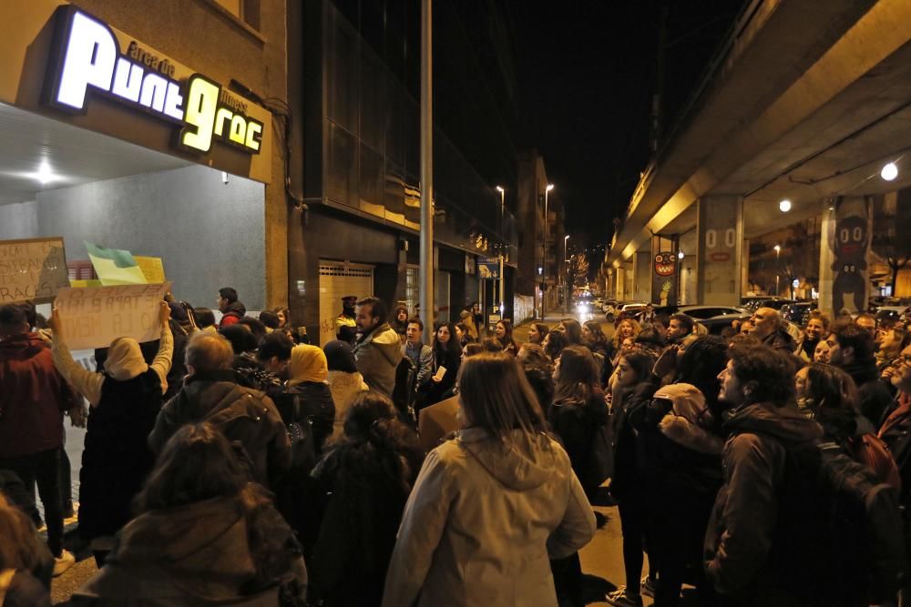 Manifestació per denunciar dos suposats casos de racisme