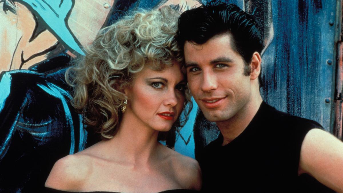 Olivia Newton John y John Travolta en 'Grease'