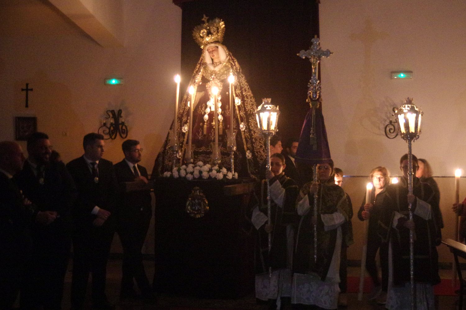 Traslado de la Virgen del Valle, de la parroquia de la Natividad (Barriada de La Paz)