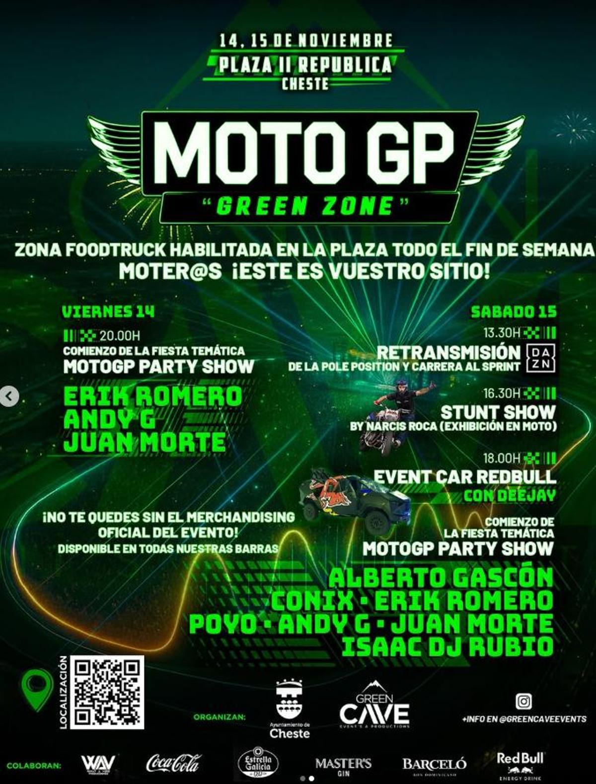 Moto GP Green Zone cartel