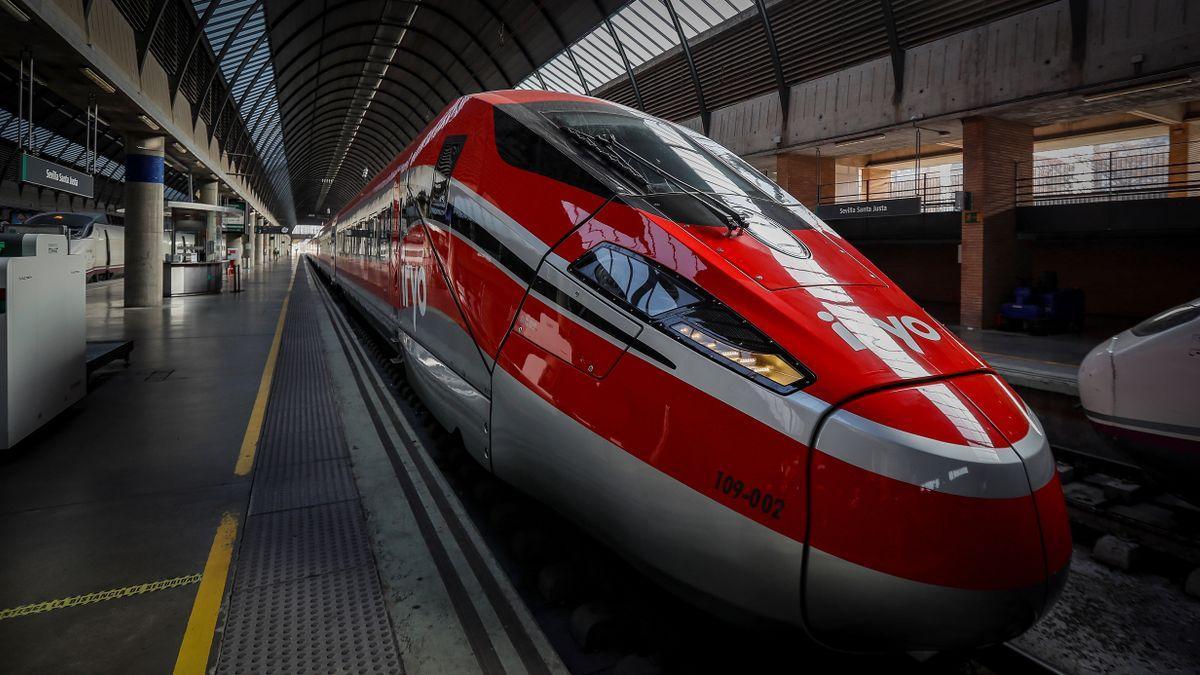 Modelo de un tren de la compañía Iryo, que operará entre Córdoba, Sevilla y Málaga y la capital madrileña.