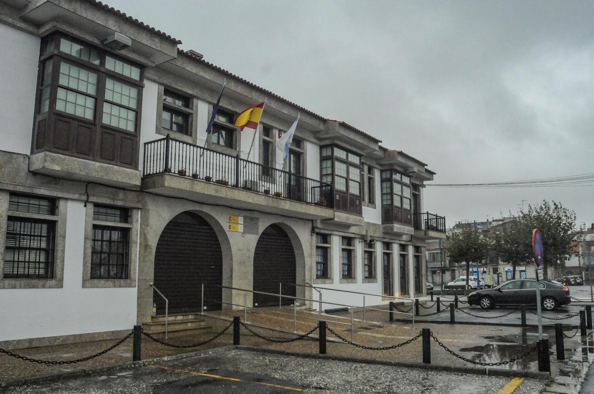 Fachada de la Casa do Mar de Cambados.