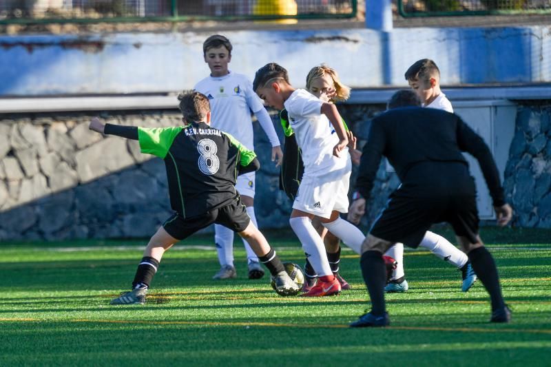 25-01-20  DEPORTES. CAMPOS DE FUTBOL DE LA ZONA DEPORTIVA DEL PARQUE SUR EN  MASPALOMAS. MASPALOMAS. SAN BARTOLOME DE TIRAJANA.  Maspalomas-Carrizal (alevines).  Fotos: Juan Castro.  | 25/01/2020 | Fotógrafo: Juan Carlos Castro