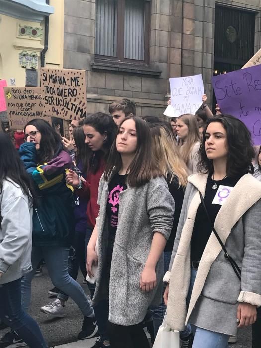 Estudiantes asturianos se manifiestan contra la sentencia de "La Manada"