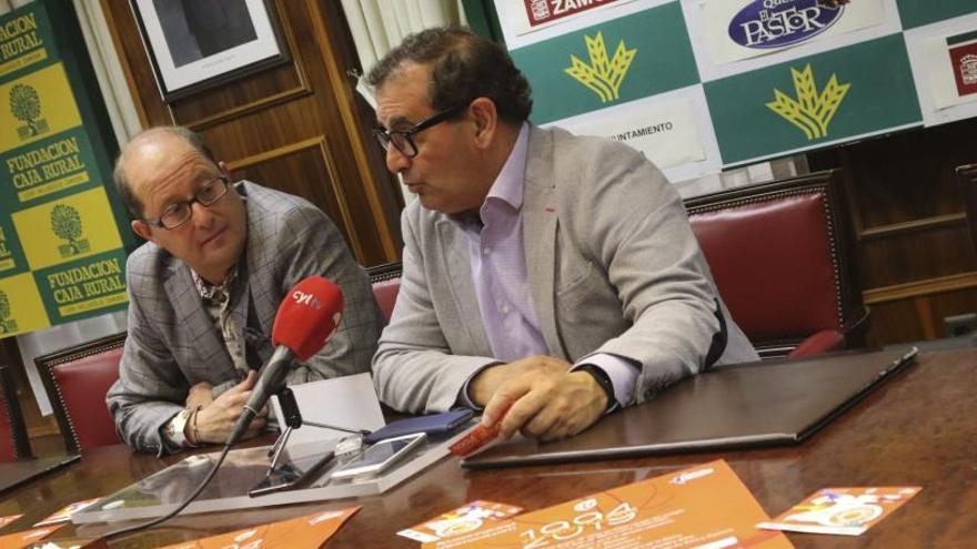 Carlos Baz y Narciso Prieto, en el acto de presentación de la campaña.