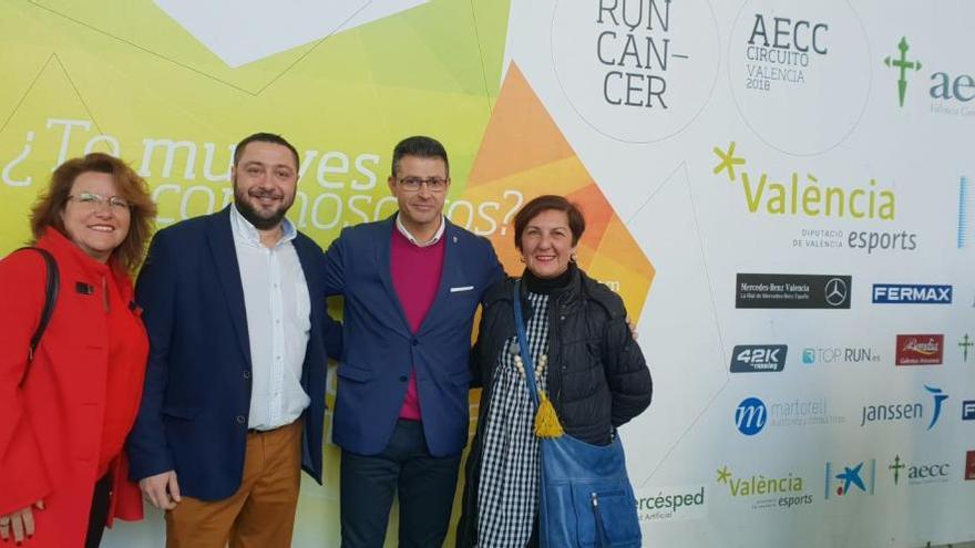 El Reto Solidario de la AECC llega a Almussafes para visibilizar la lucha contra el cáncer