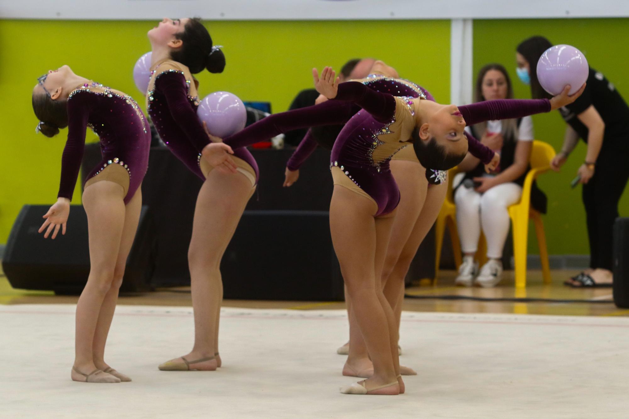 Campeonato autonómico de gimnasia rítmica en O Grove