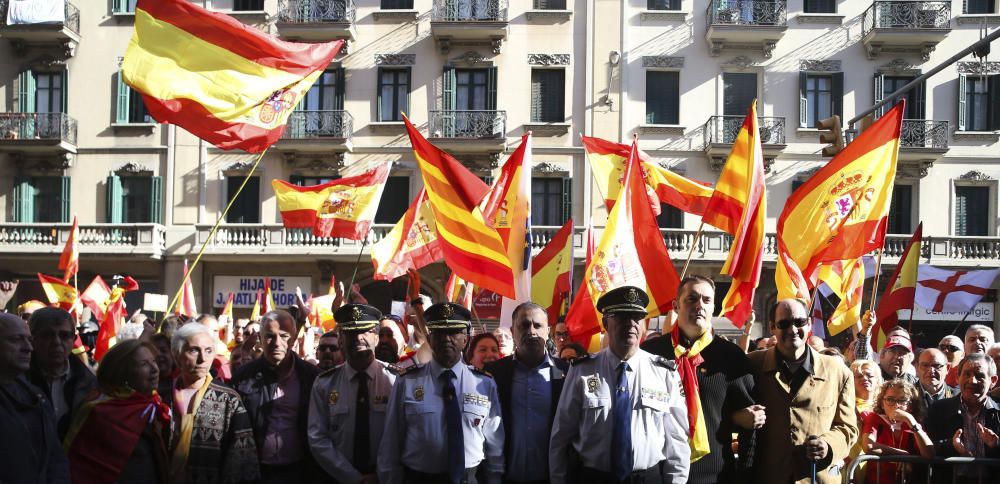 Manifestación de Barcelona por la unidad de España