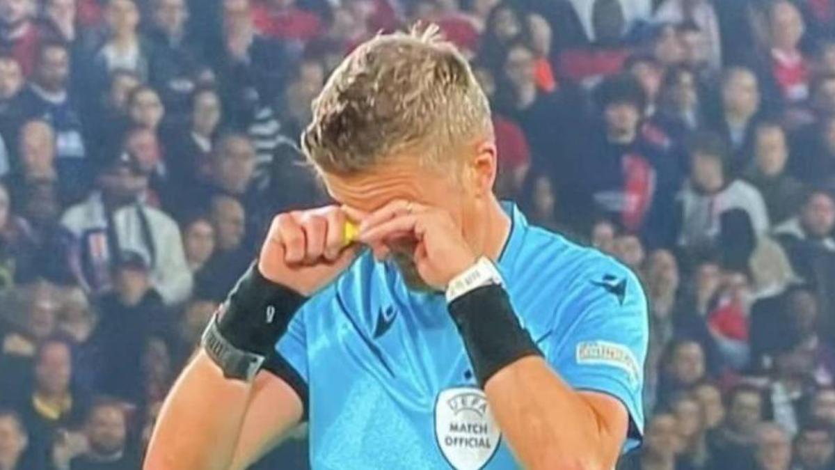 Daniele Orsato rompe a llorar después del PSG-Dortmund