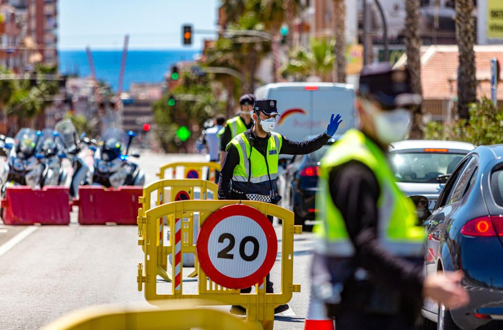 Benidorm refuerza los controles este puente para evitar desplazamientos a segundas residencias